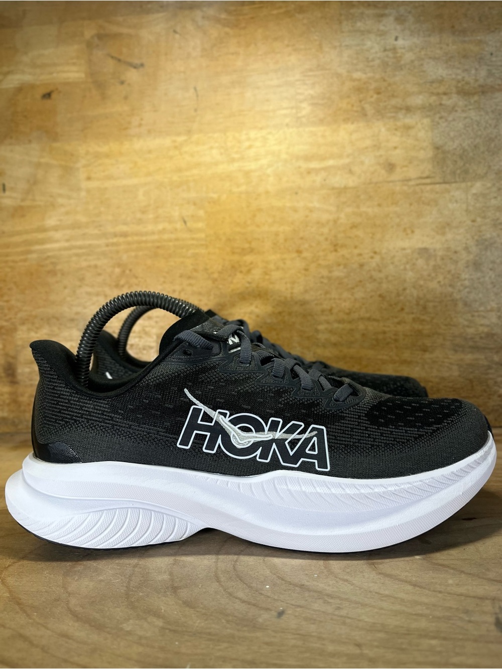 Hoka One One Mach 6 LIGHTWEIGHT Womens Size 8 Running Shoes Sneakers Black